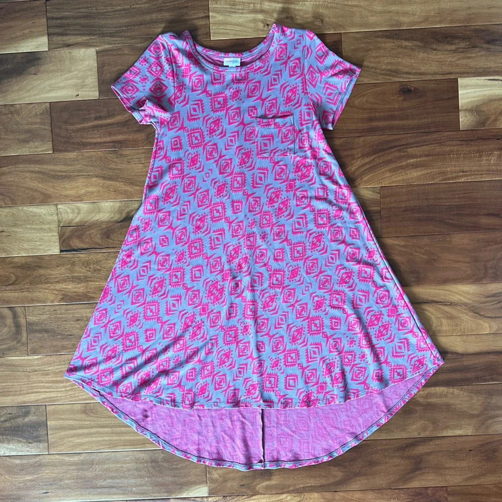 LuLaRoe Jacquard Aztec Print Carly Dress size XS